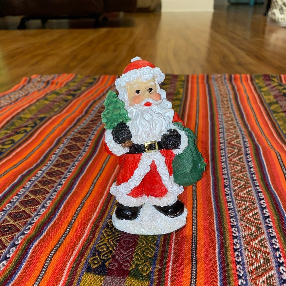 Santa Clause Ceramic Statuette